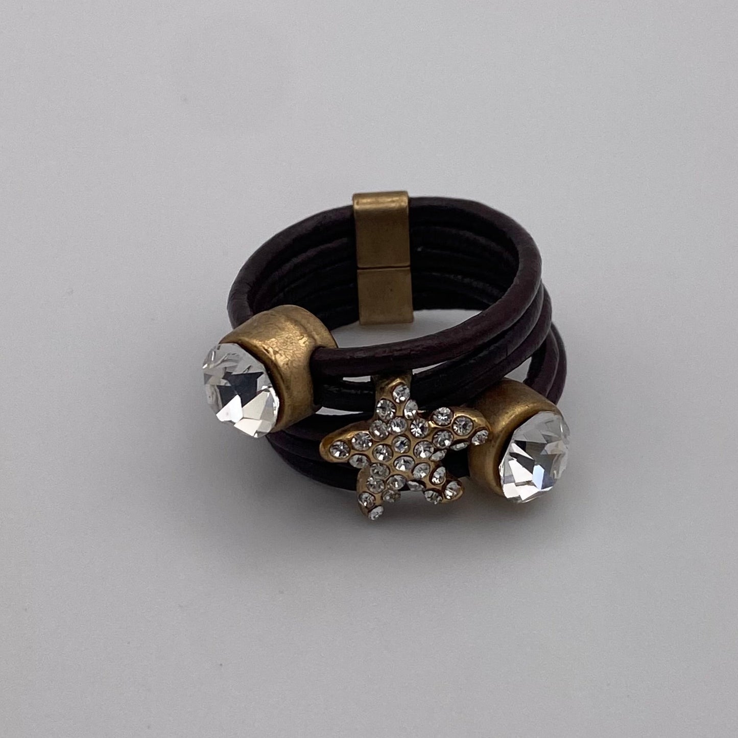 Preloved Ring mit Glitzer