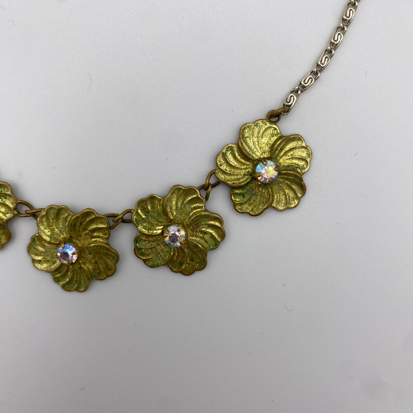 Vintage Blüten Kette