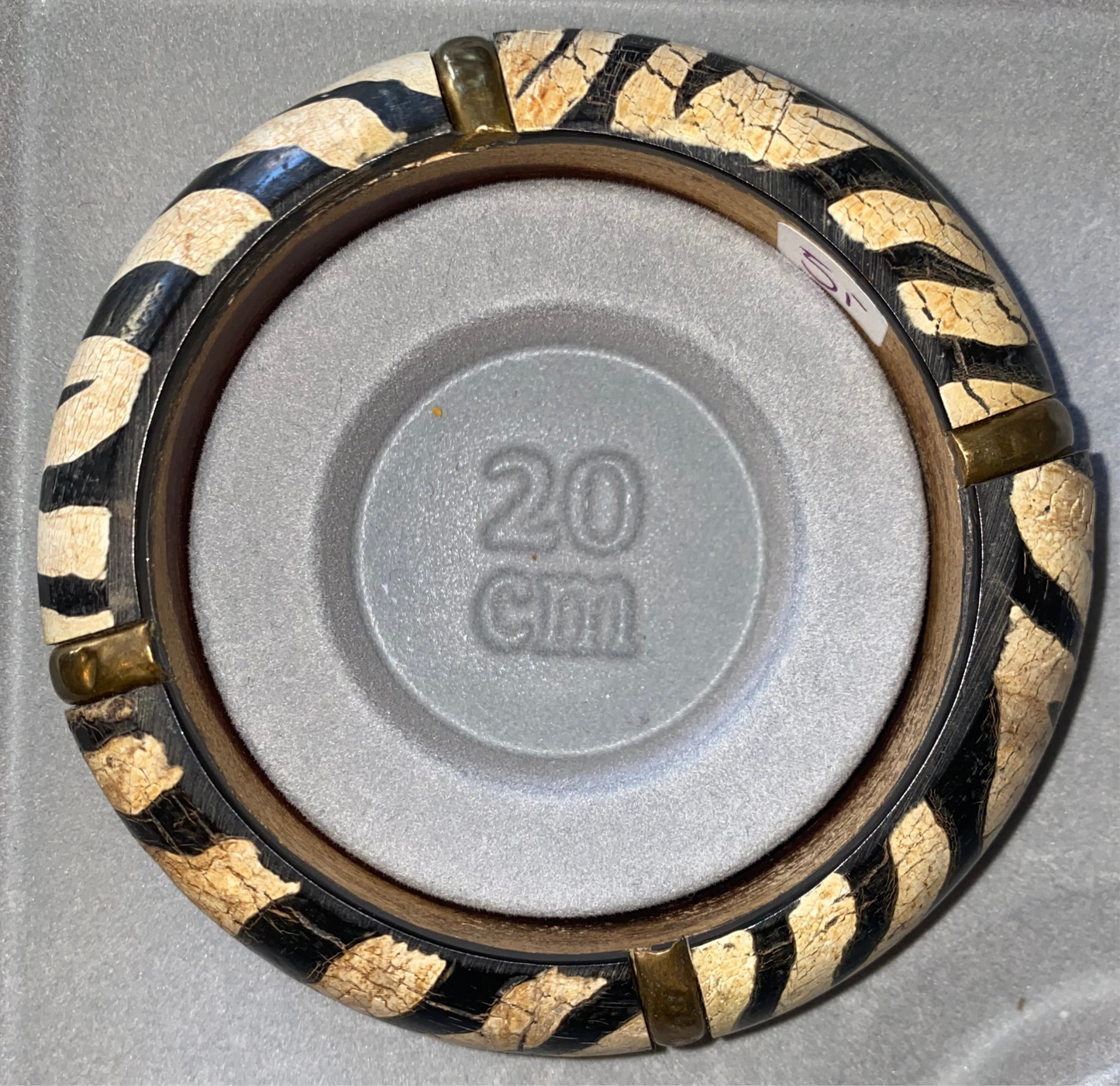 Vintage Armreif Zebra