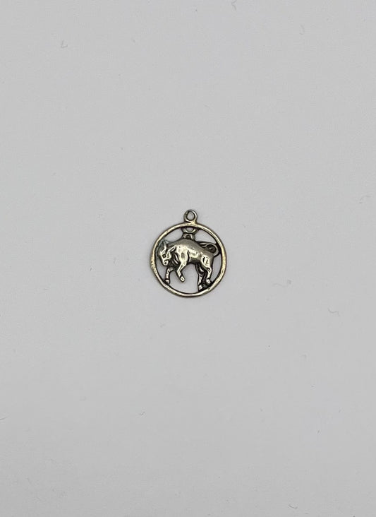 Anhänger Stier aus 925 Silber